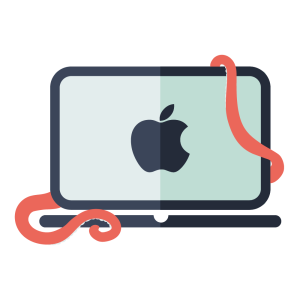 Apple MacBook laptop illustration