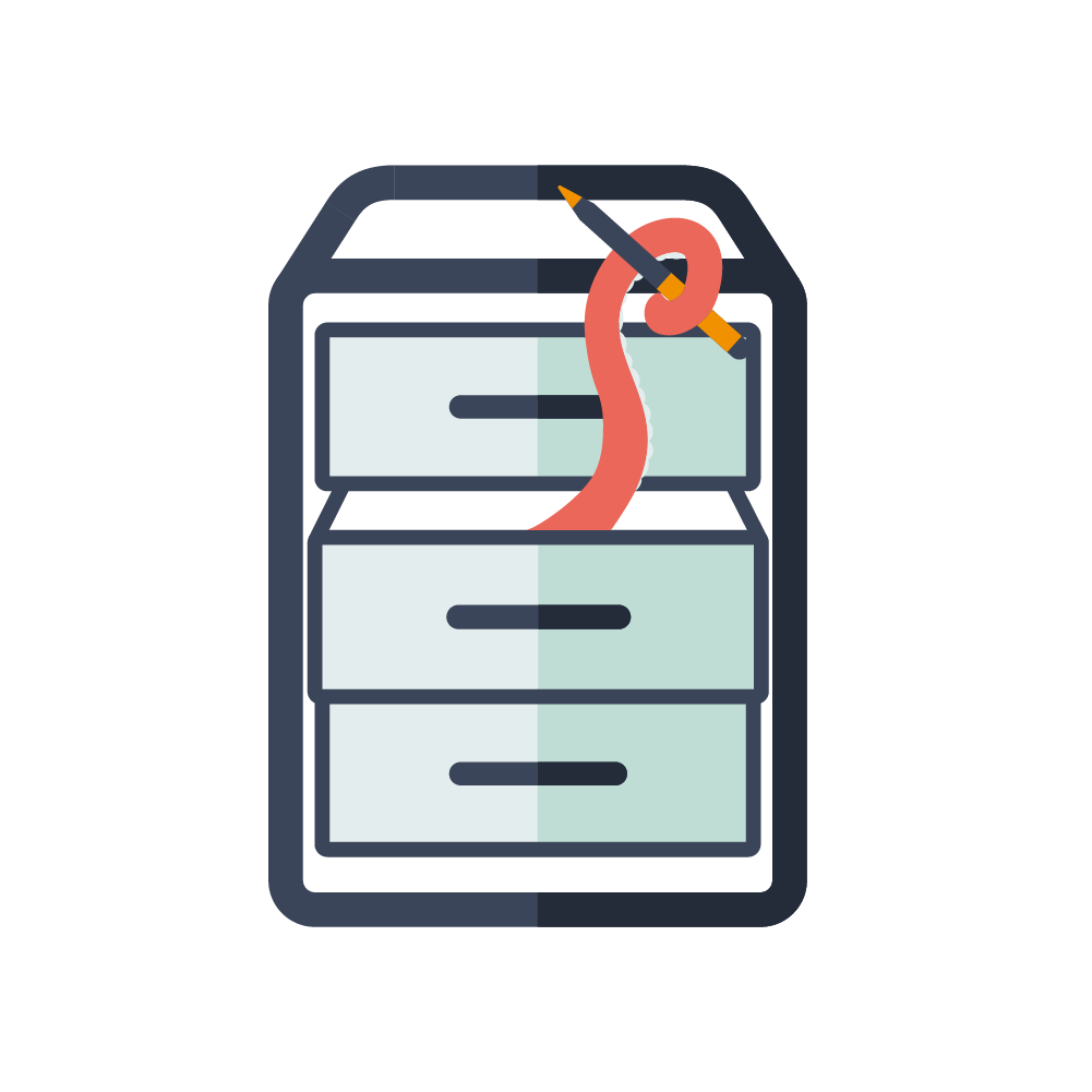 filing cabinet illustration