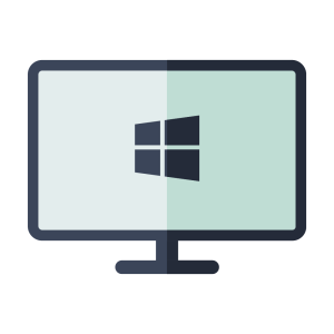 Windows desktop PC illustration